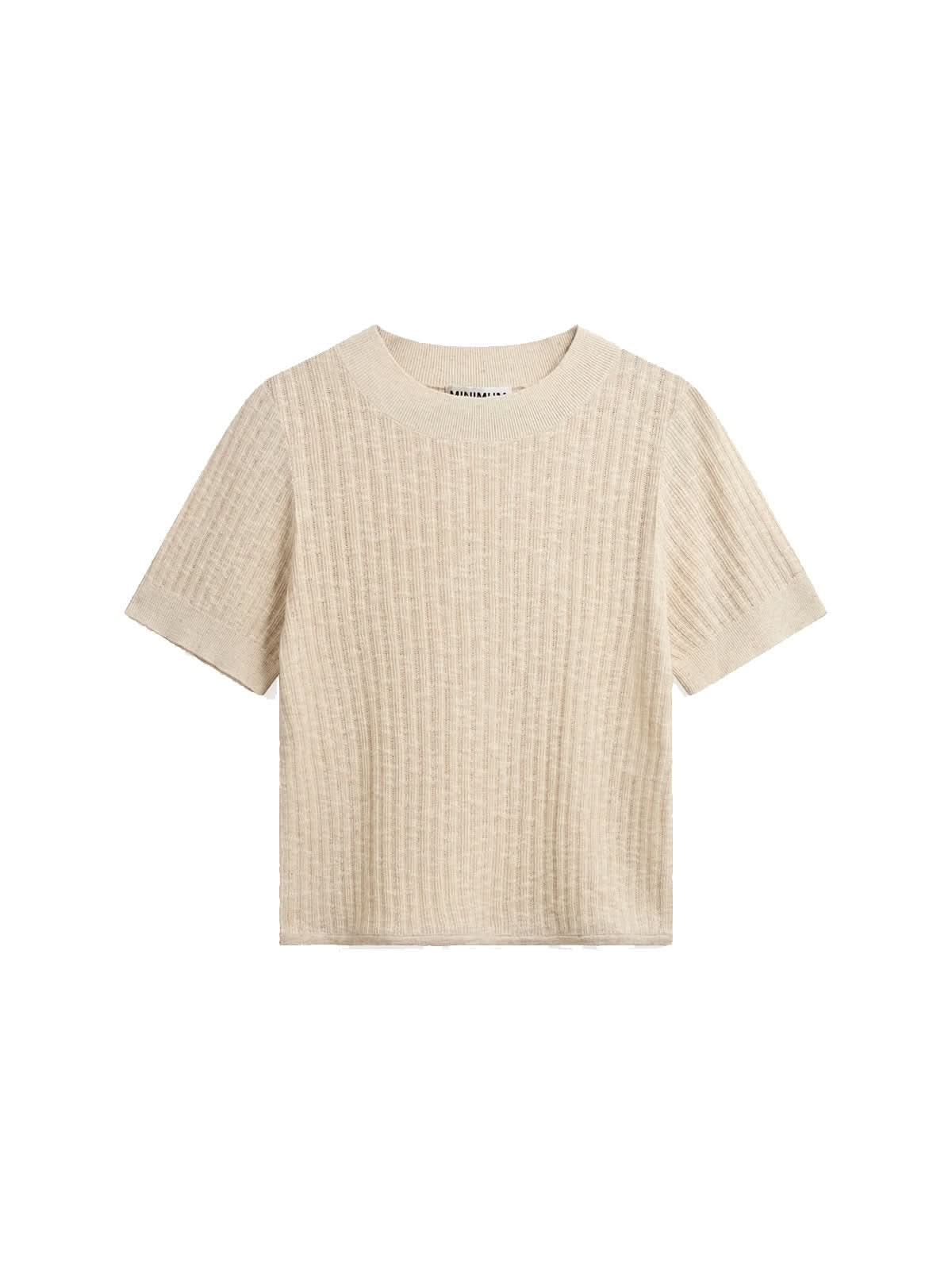 Minimum Aldina SS Jumper Brown Rice