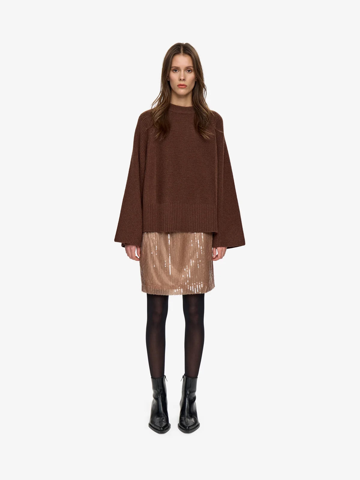 Minimum Loraine Jumper Shaved Chocolate