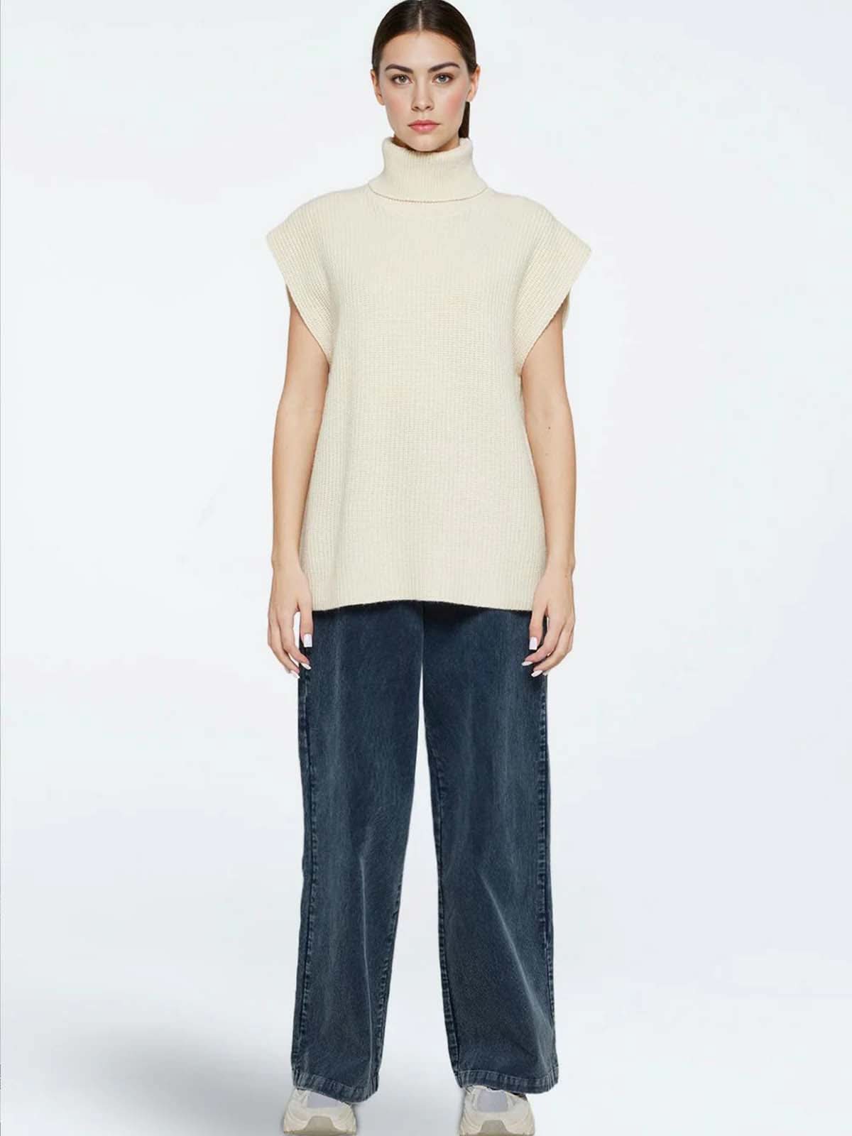 Minimum Naja Knit Vest Turtledove