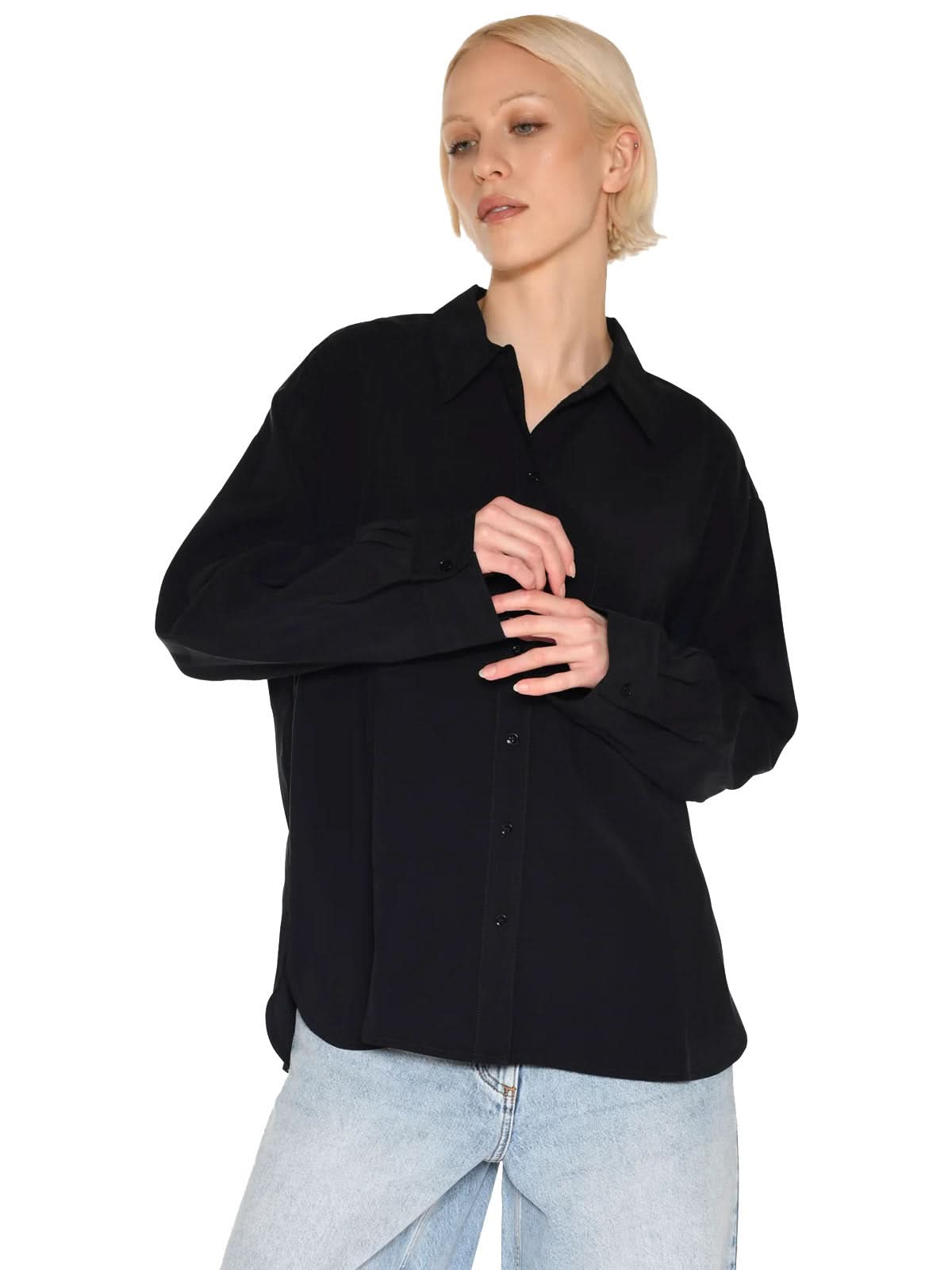 Minimum Fern Shirt LS Black