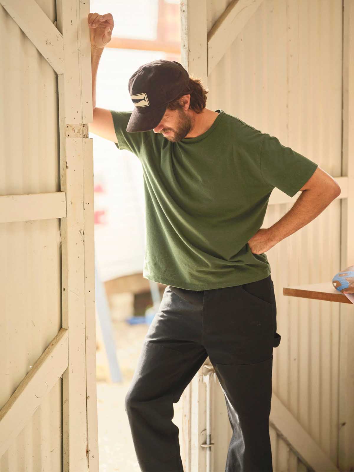 Mollusk Hemp Tee Forest