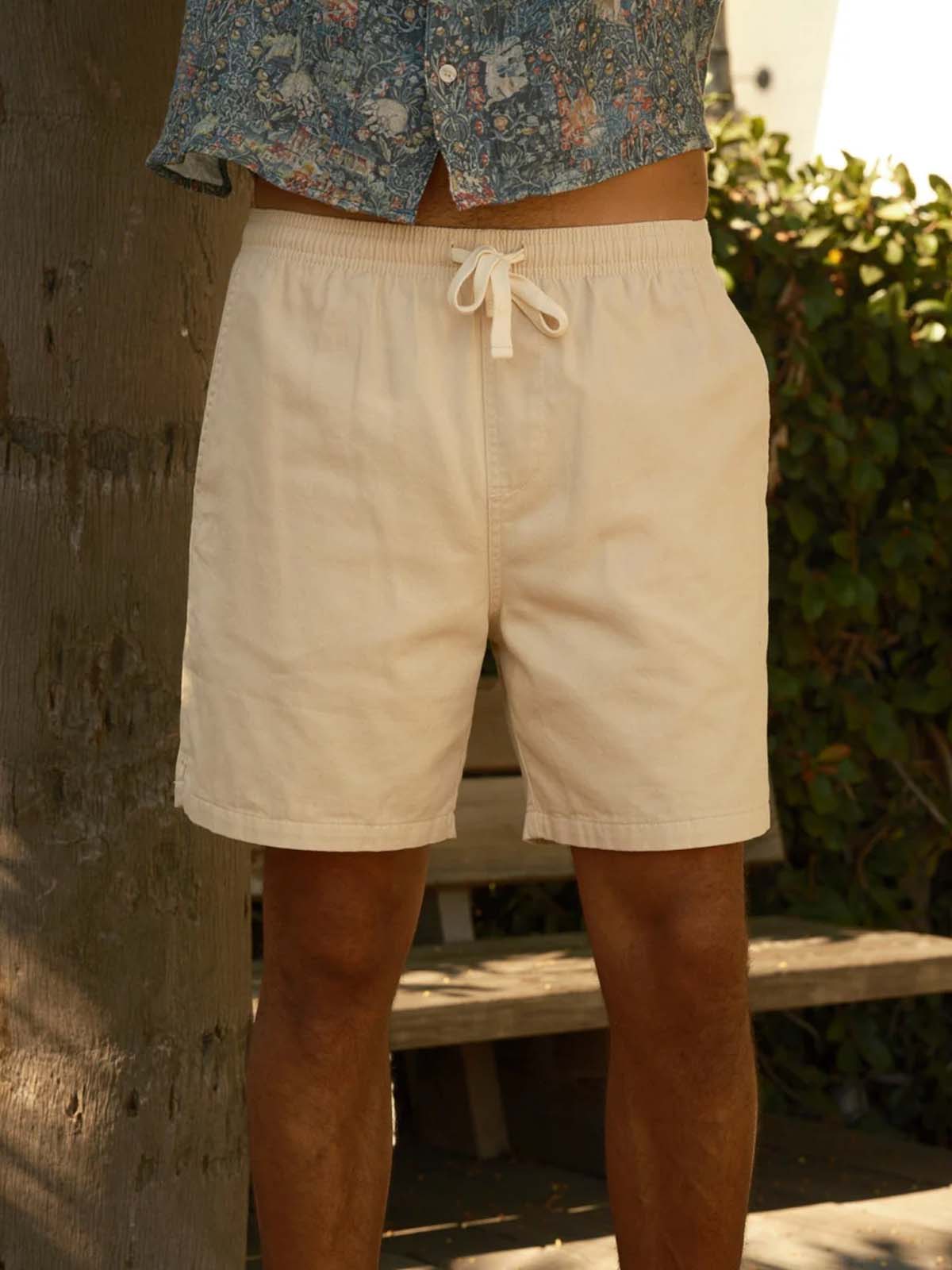 Mollusk Lined Summer Shorts Oat