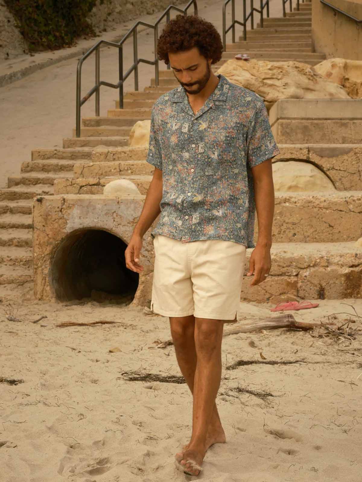 Mollusk Lined Summer Shorts Oat