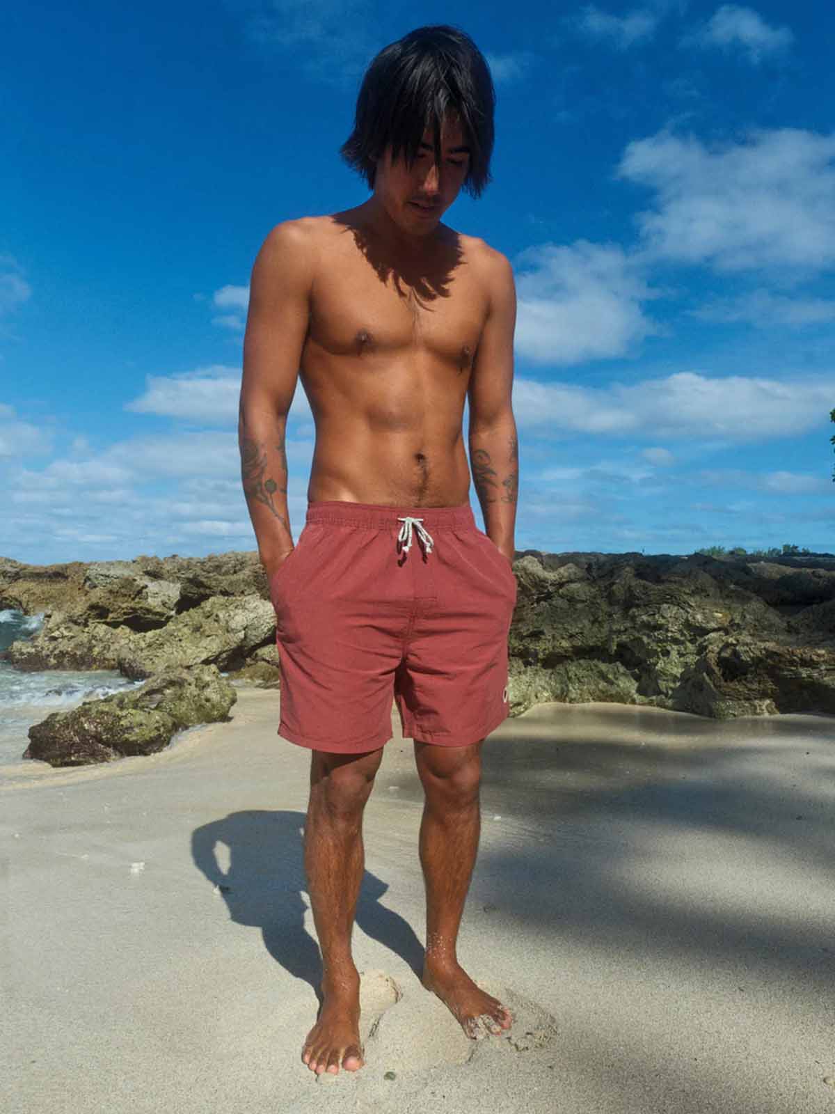 Mollusk Vacation Trunks Brick