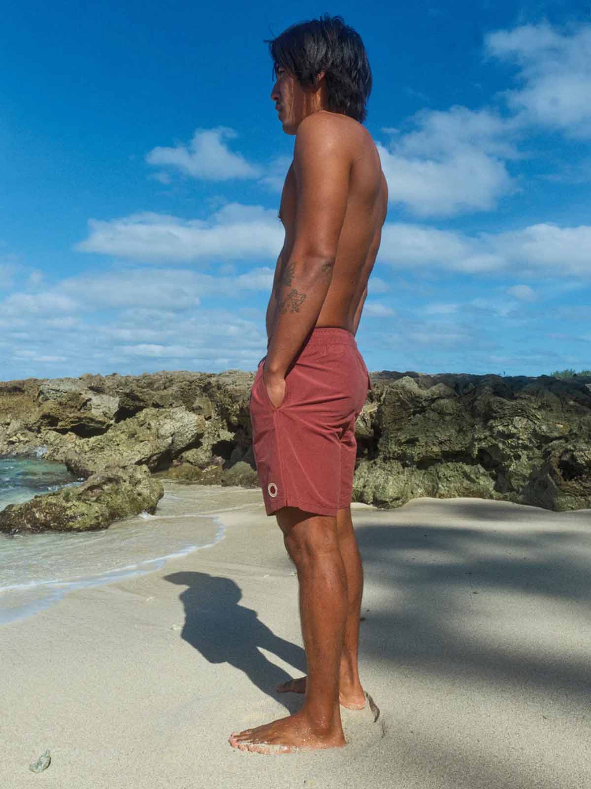 Mollusk Vacation Trunks Brick