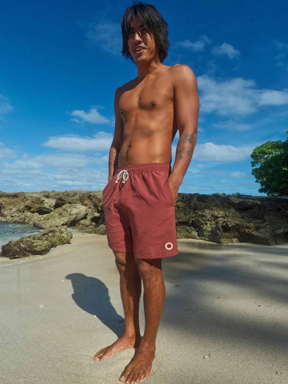 Mollusk Vacation Trunks Brick