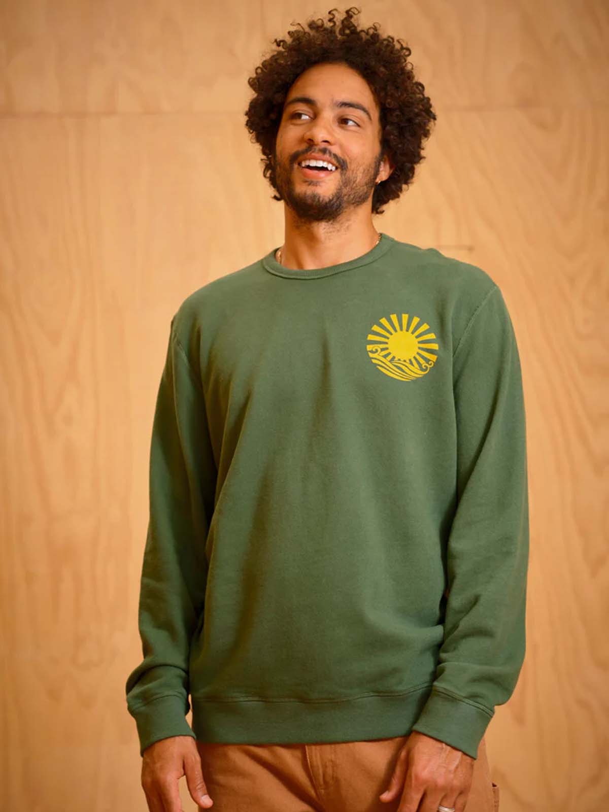 Mollusk Kanpai Crew Dark Rover Green