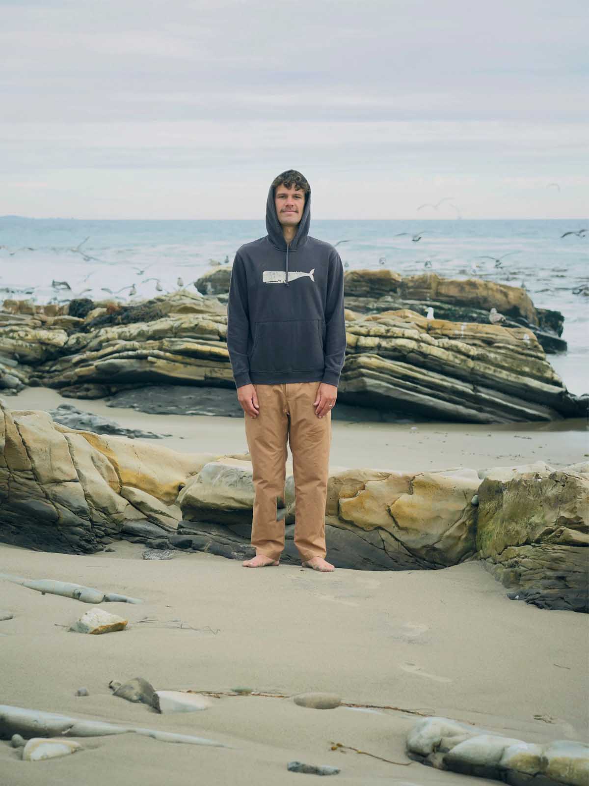 Mollusk Max Whale Pullover Navy