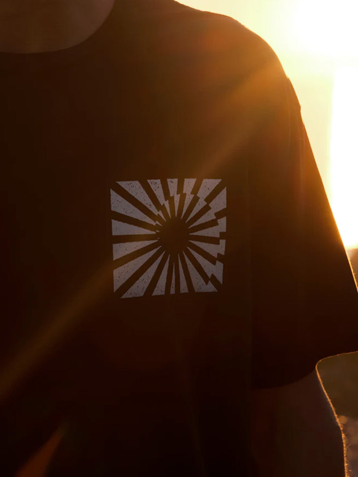 Mollusk Refraction Tee Faded Black