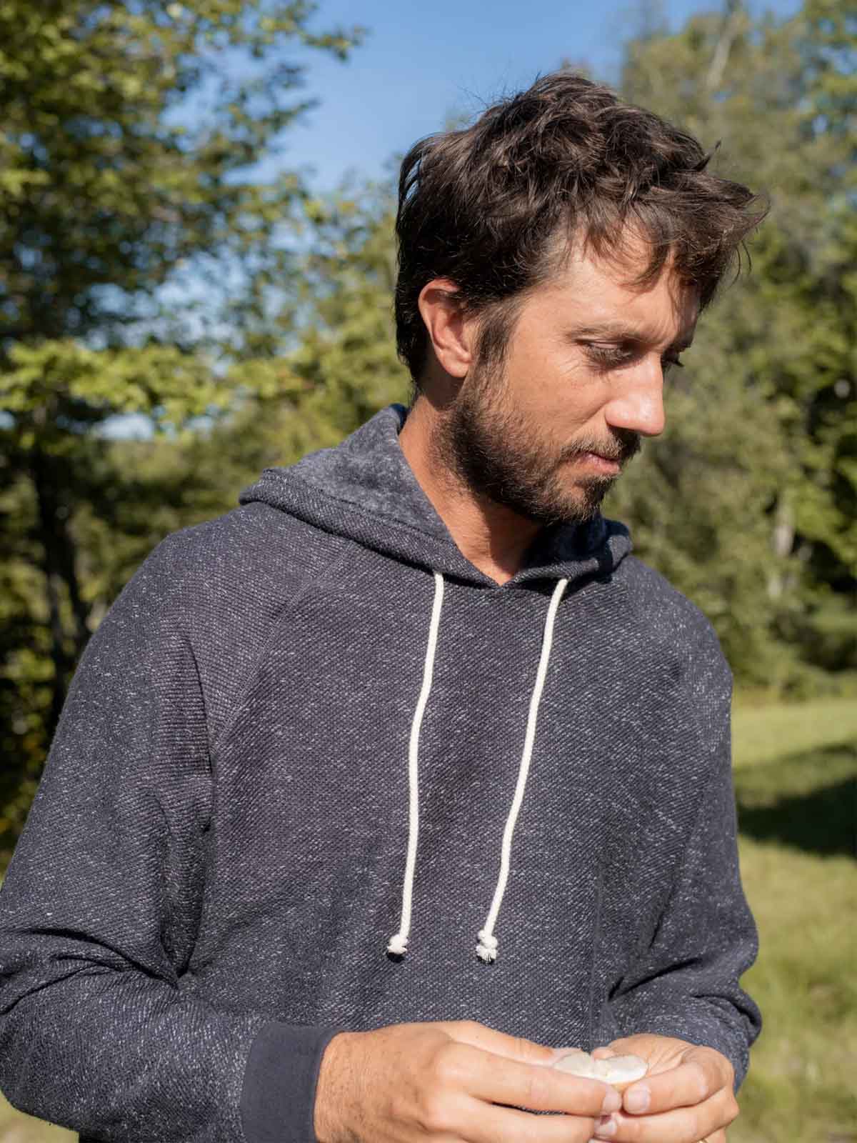 Mollusk Whale Patch Pullover Faded Navy