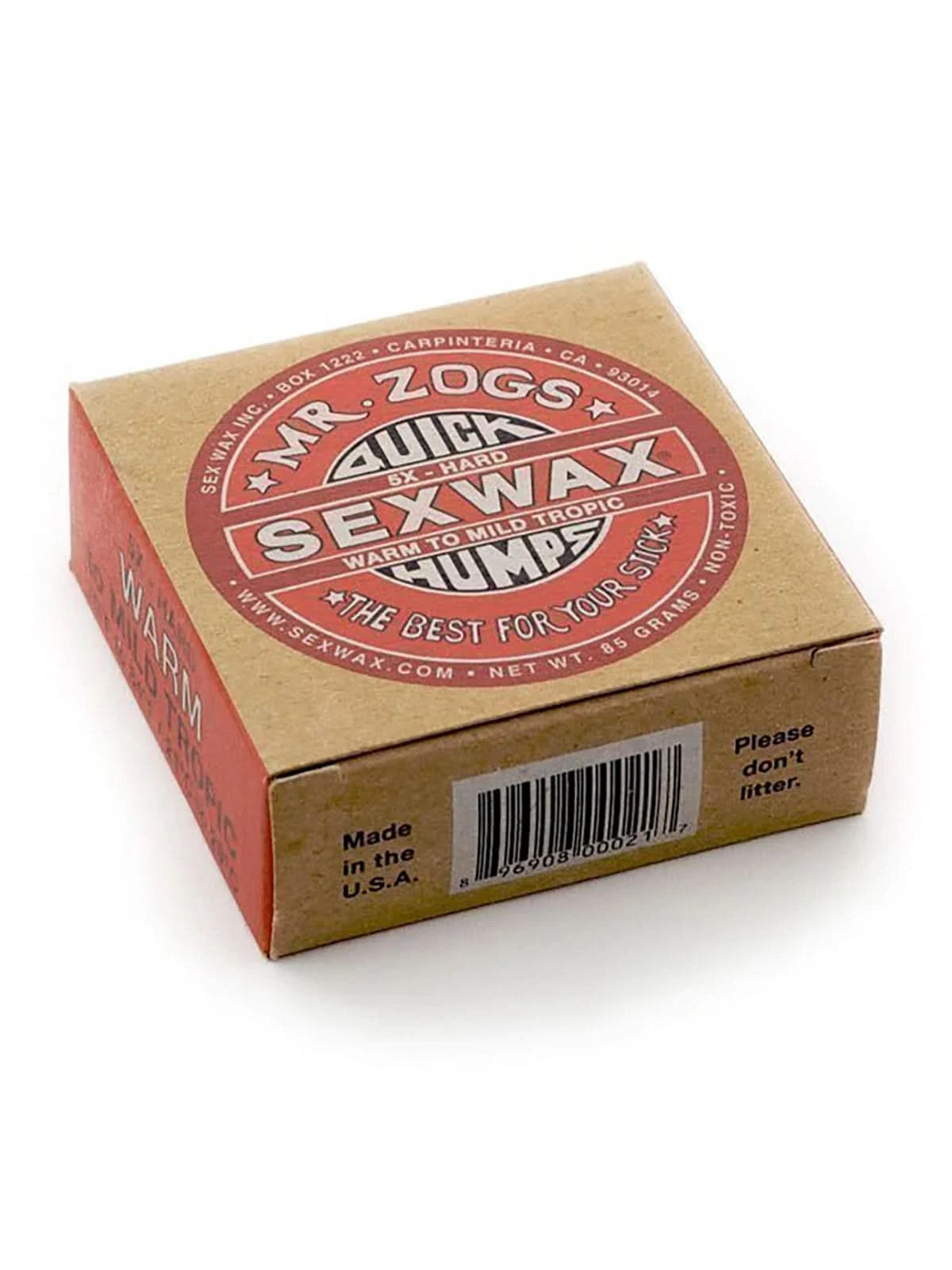 Mr. Zogs Sex Wax Quick Humps 5X Warm to Mild Tropic (Hard) Eco Box