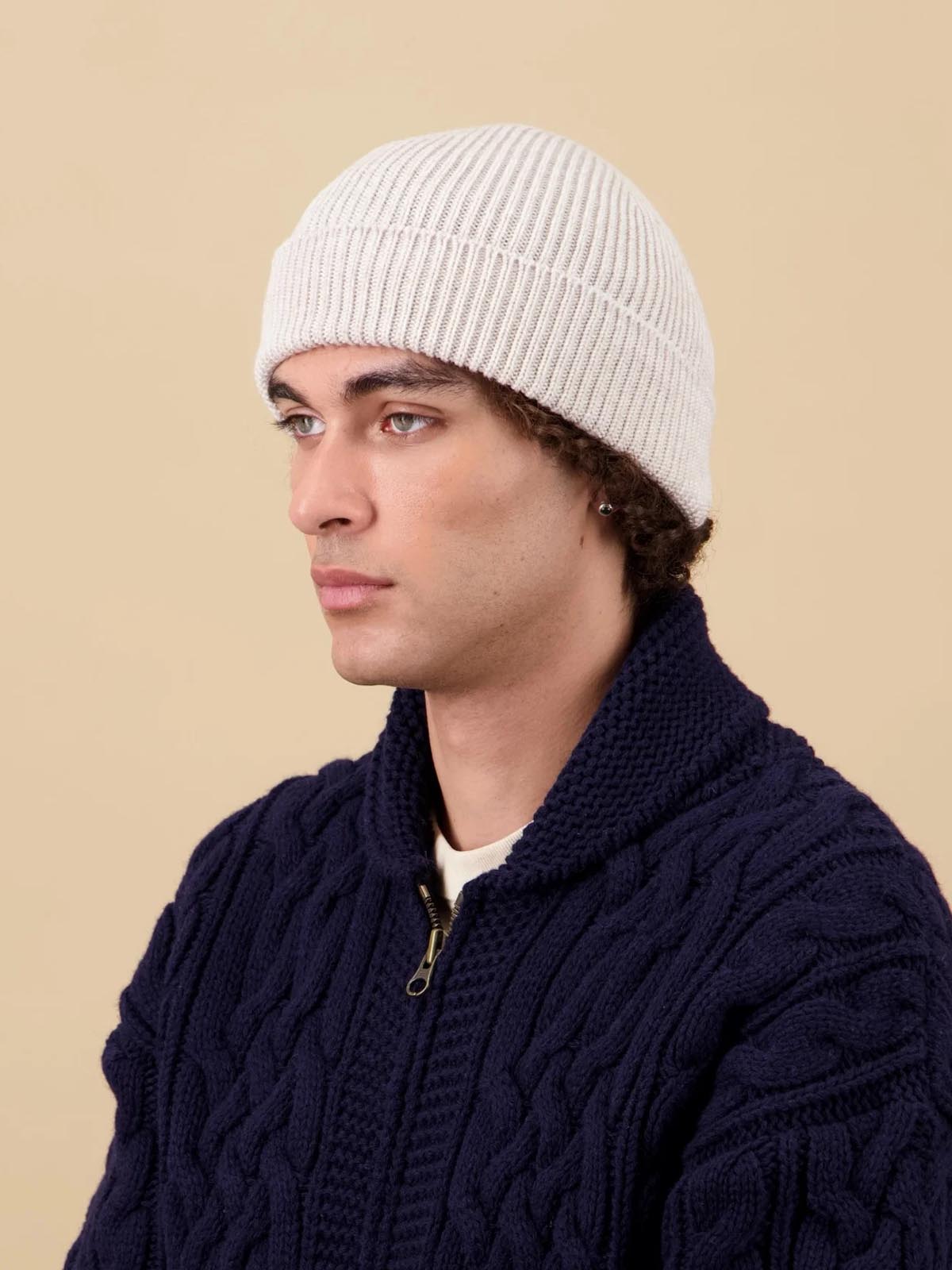 Nitto Beanie Ara Merino Wool Naturel