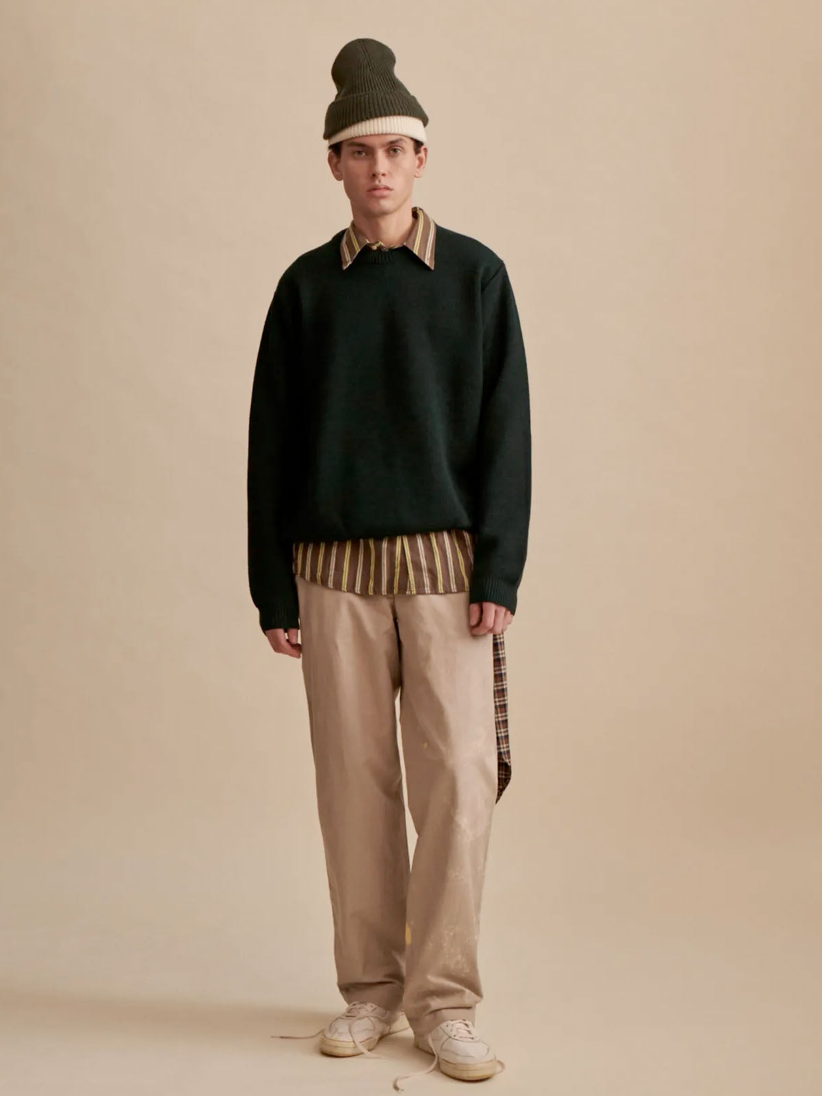 Nitto Merino Jumper Youri Forest Green