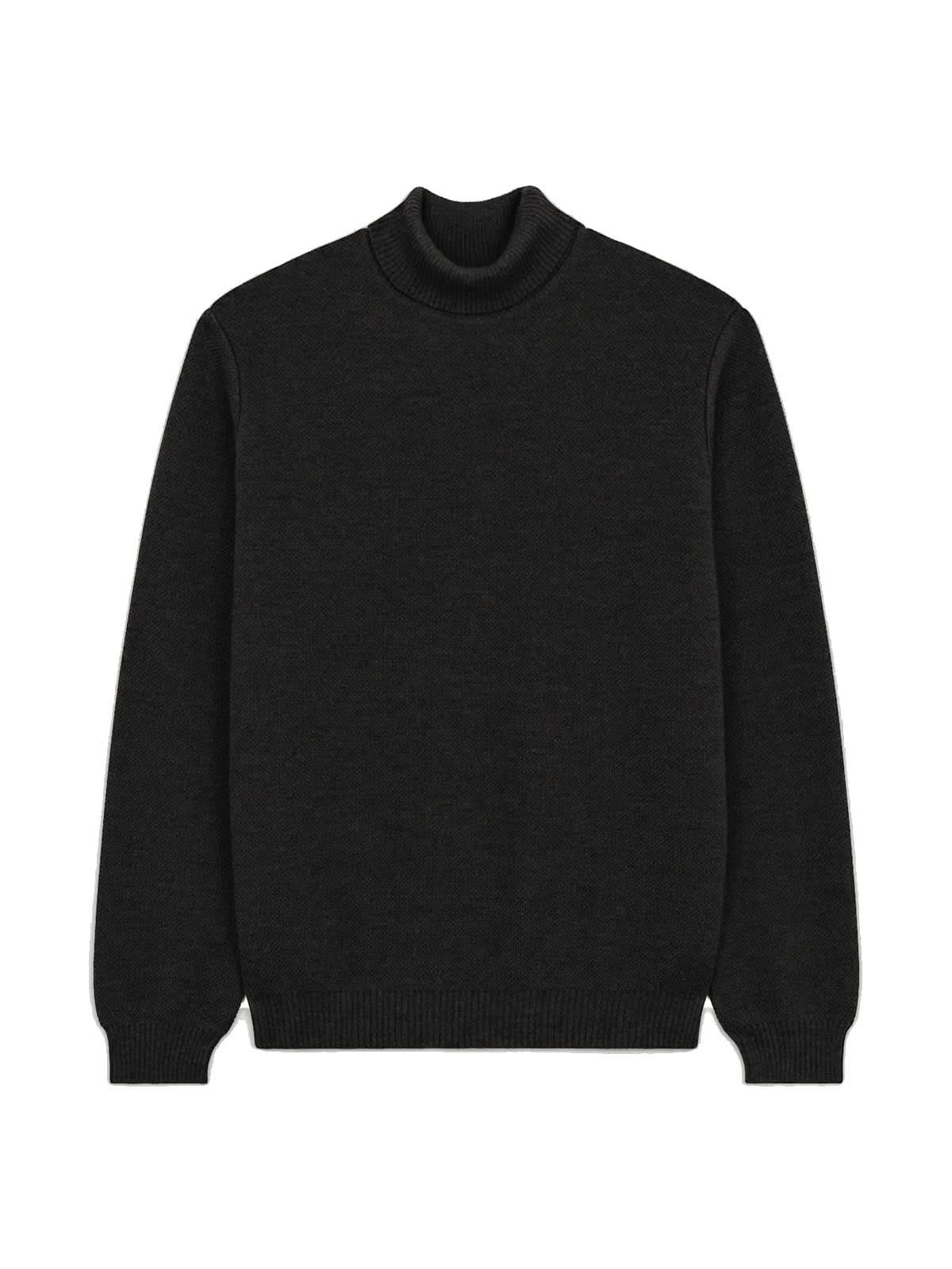 Nitto Merino Turtle Neck Jumper Youri Anthracite