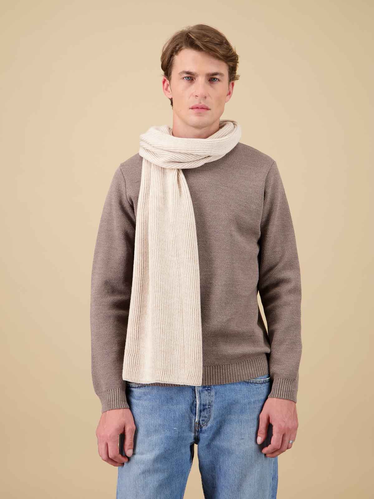 Nitto Scarf Loris Merino Wool Naturel