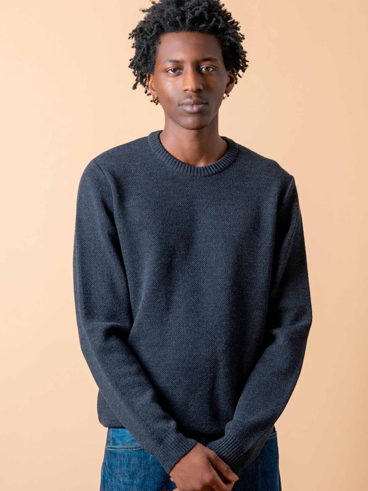 Nitto Merino Jumper Youri Anthracite