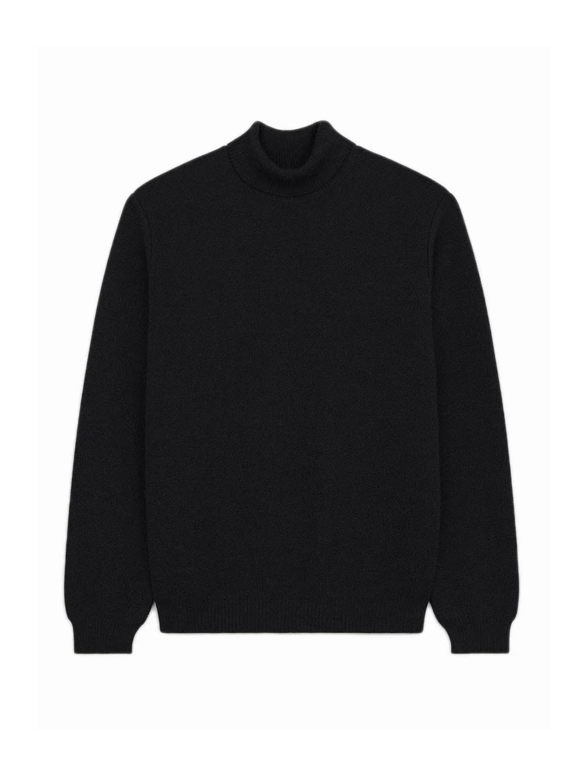 Nitto Merino Turtle Neck Jumper Youri Noir