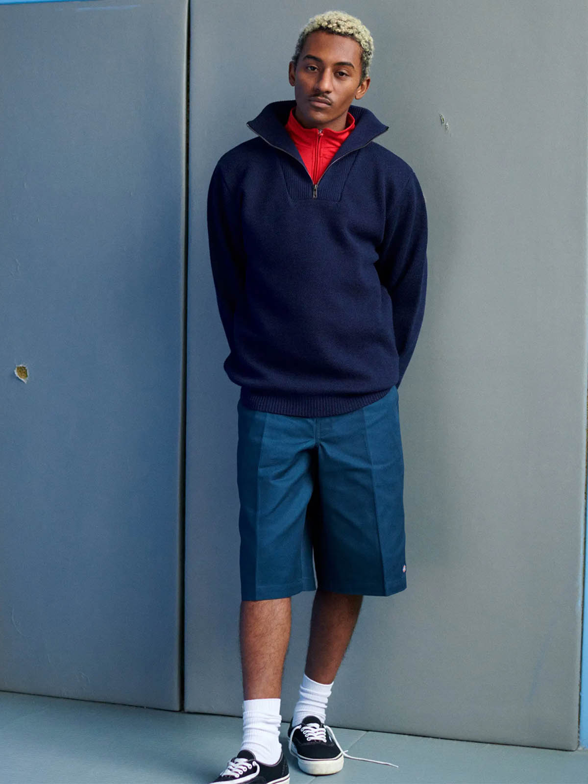 Nitto Merino Zip Jumper Youri Marine