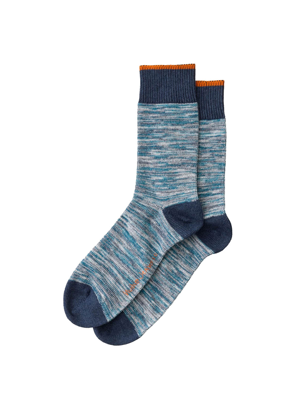 Nudie Jeans Co Rasmusson Multi Yarn Socks Blue One Size