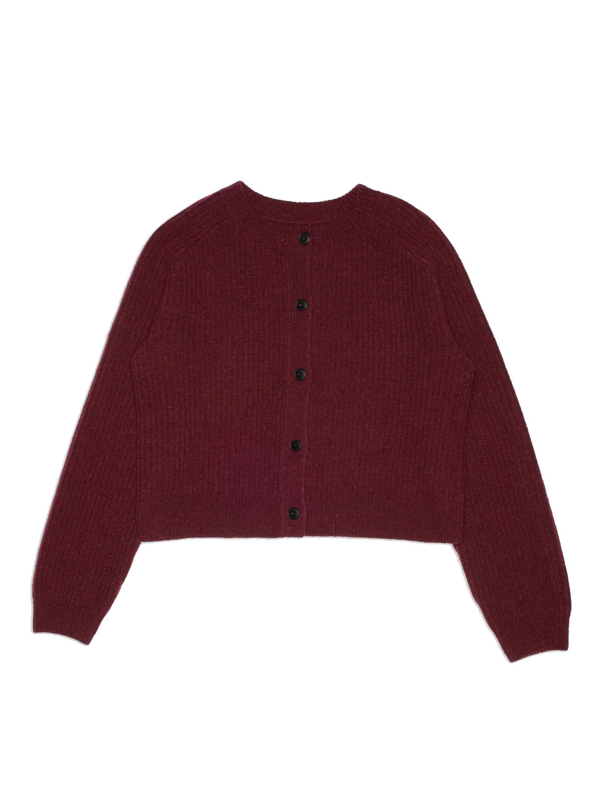 Nudie Jeans Co W's Ellen Cardigan Wool Burgundy