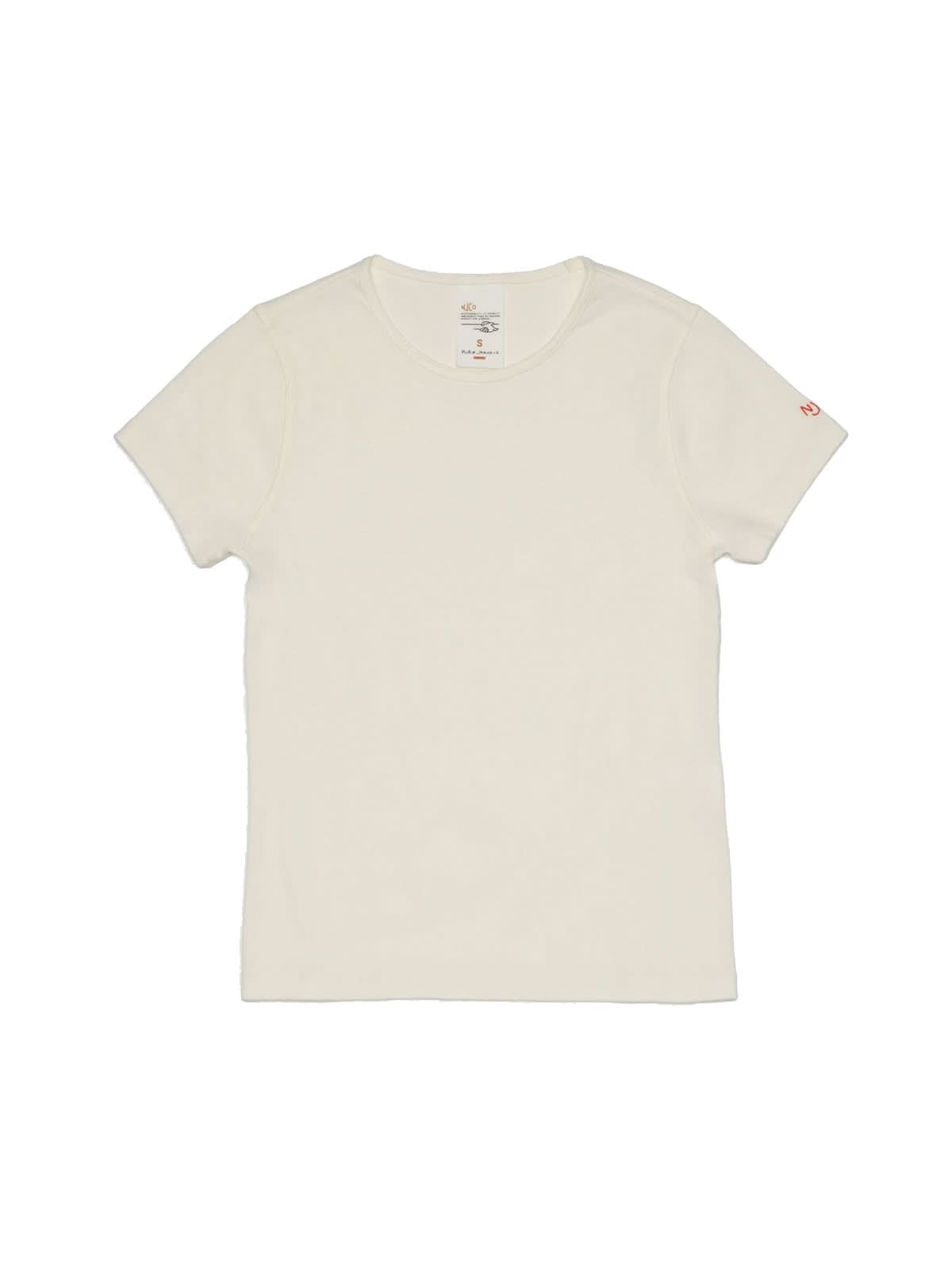 Nudie Jeans Co W's Eve T-Shirt Offwhite