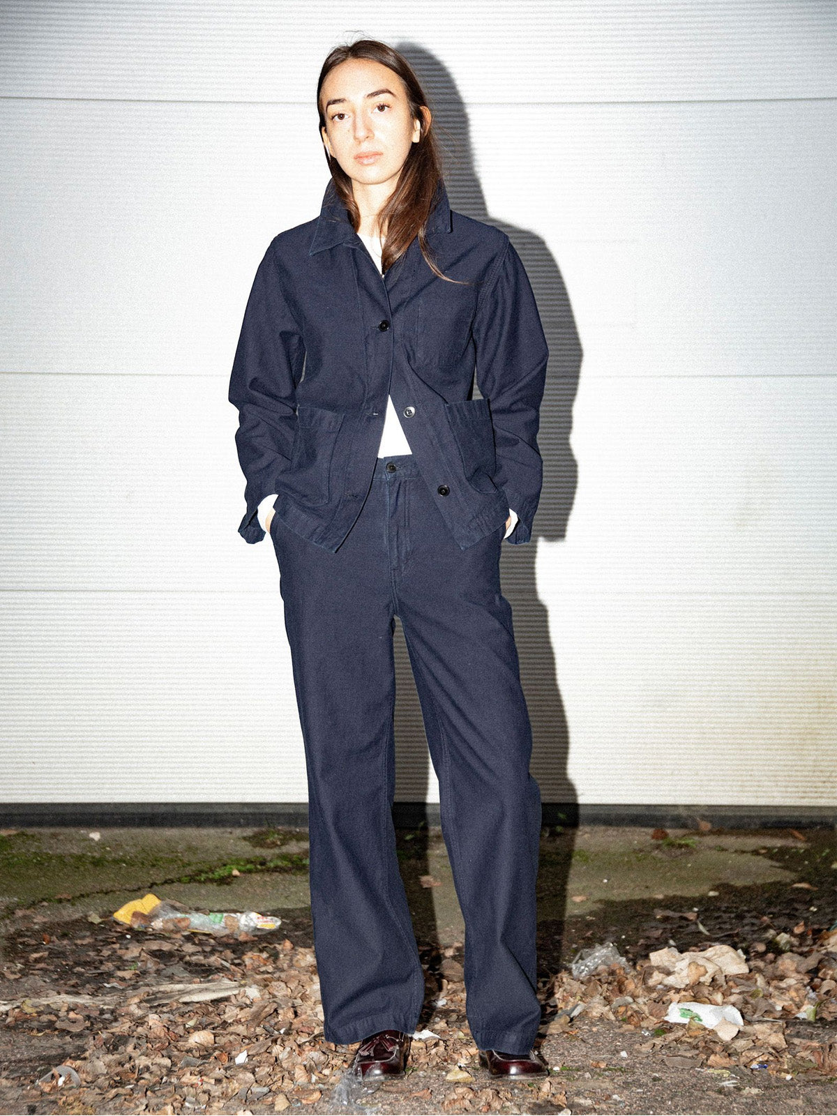 Nudie Jeans Co W's Wendy Pants Back Sateen Indigo L30