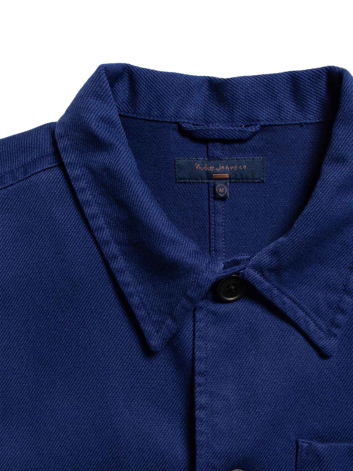 Nudie Jeans Co Barney Worker Jacket Mid Blue