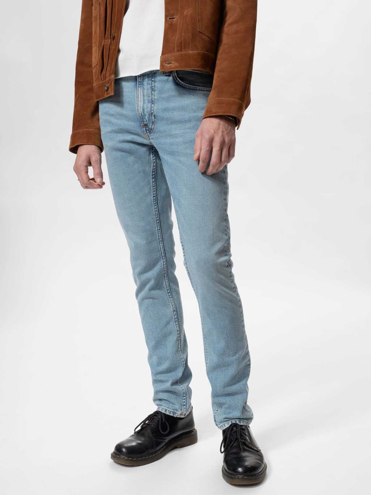 Nudie Jeans Co Lean Dean Blue Noise L32