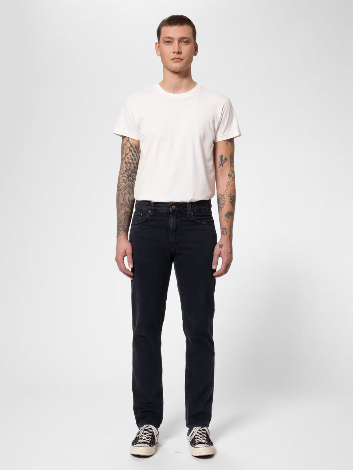 Nudie Jeans Co Gritty Jackson Black Forest L32