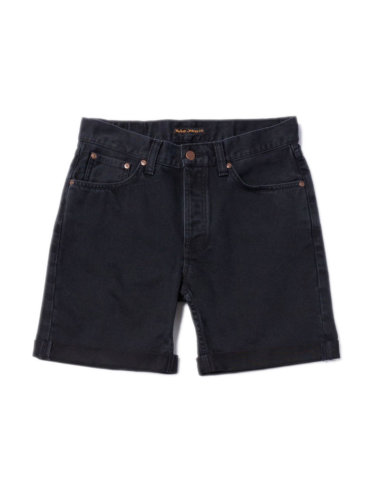 Nudie Jeans Co Josh Shorts Aged Black