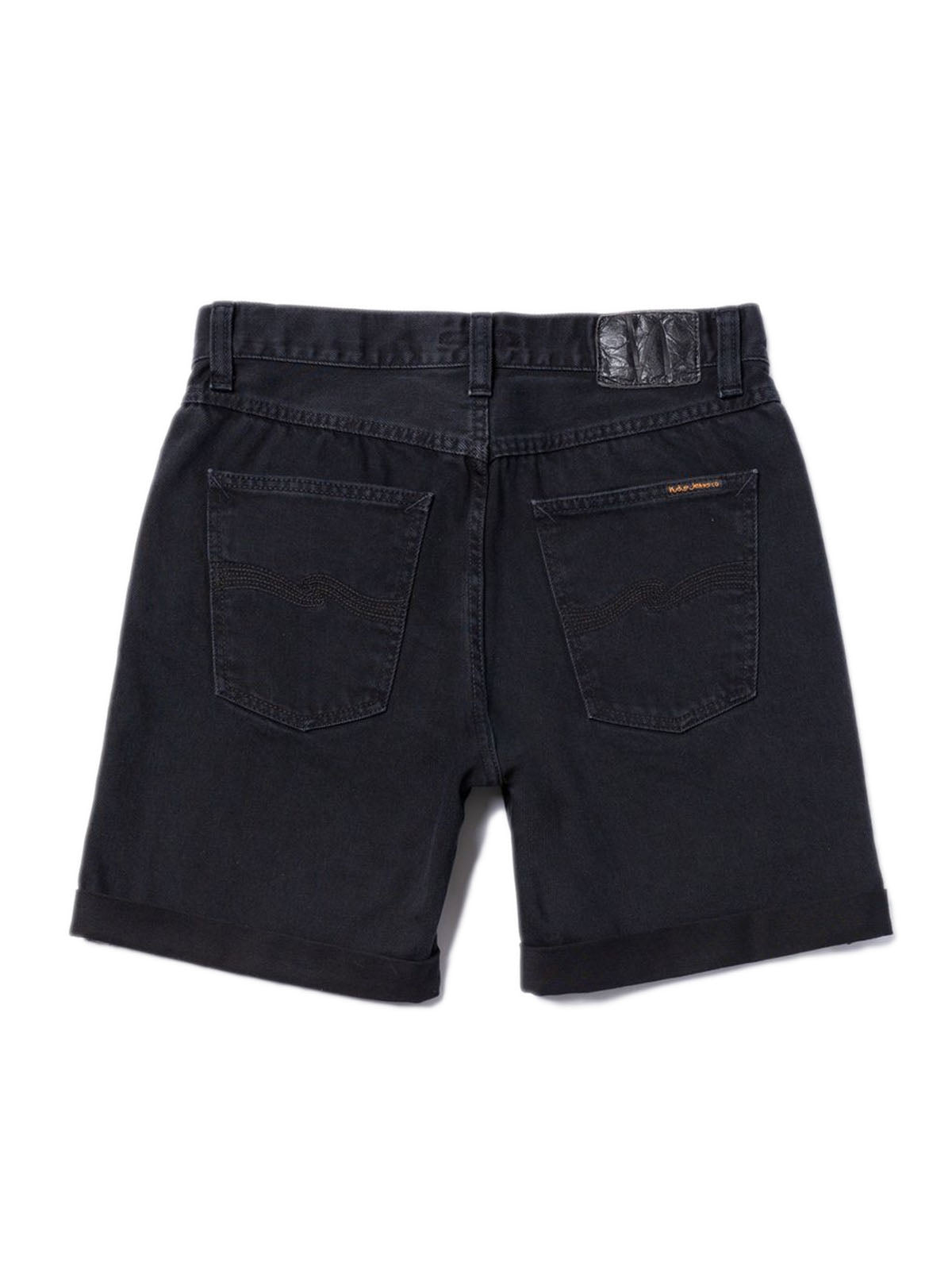 Nudie Jeans Co Josh Shorts Aged Black