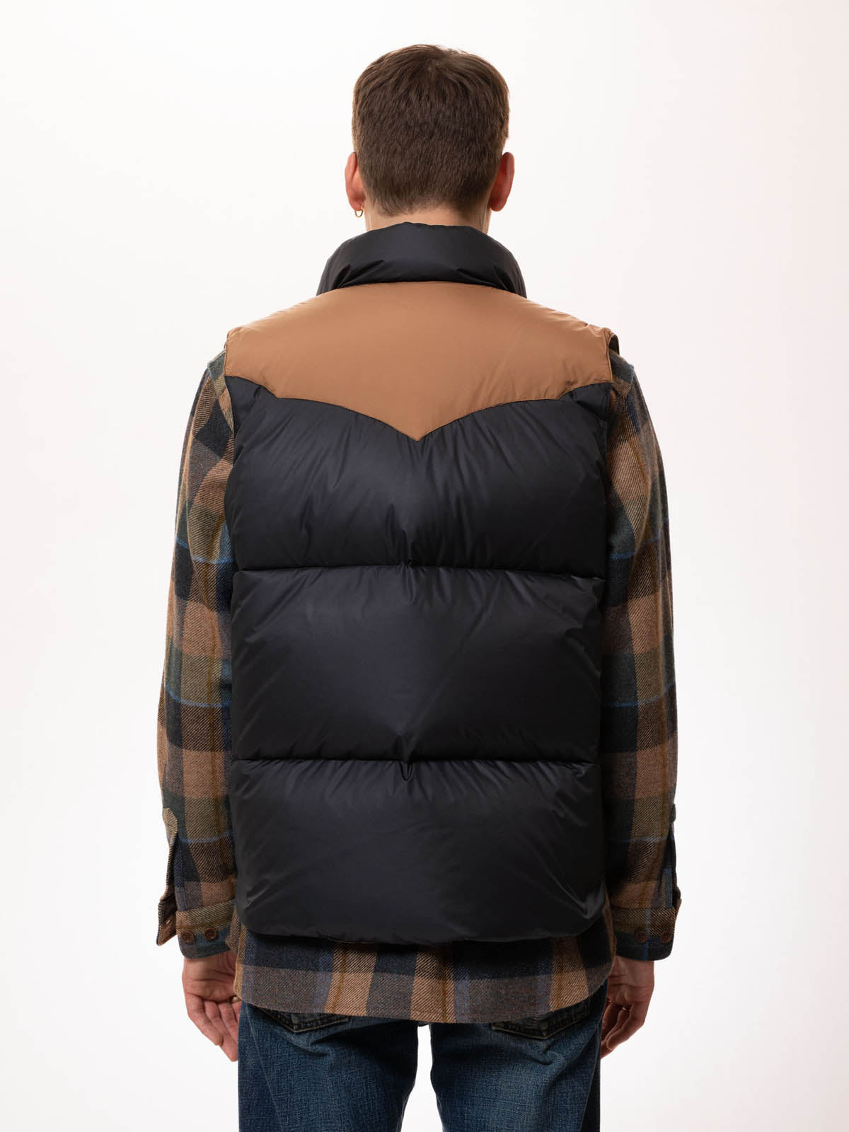 Nudie Jeans Co Kirk Puffer Vest Navy