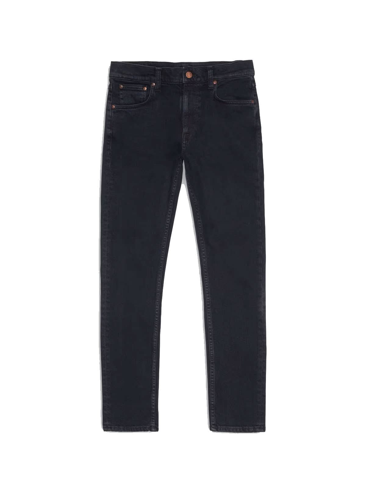 Nudie Jeans Co Lean Dean Black Skies L30