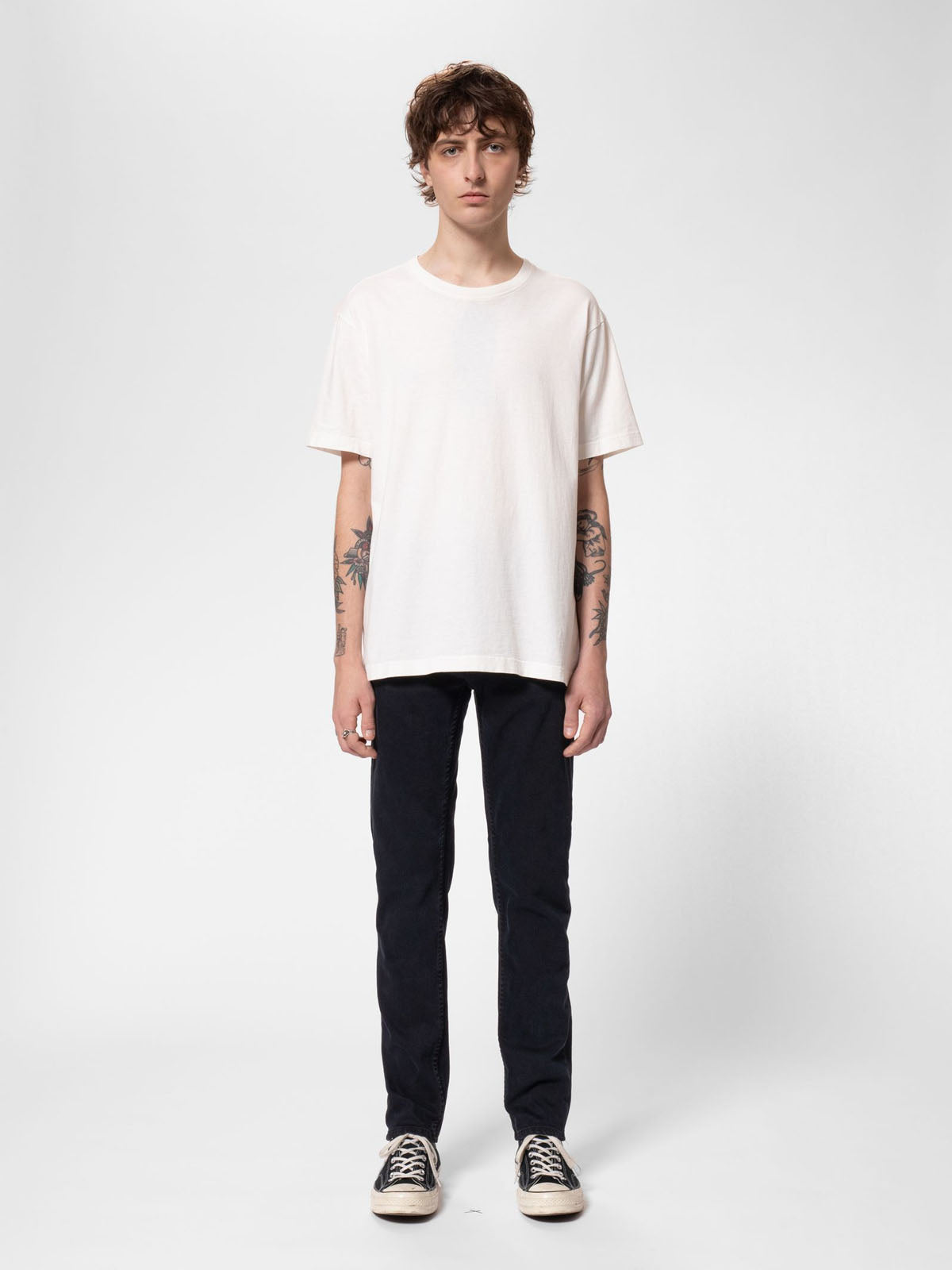 Nudie Jeans Co Lean Dean Black Skies L30