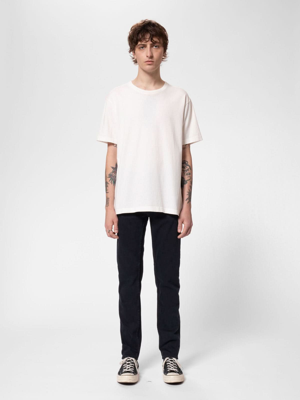 Nudie Jeans Co Lean Dean Black Skies L30