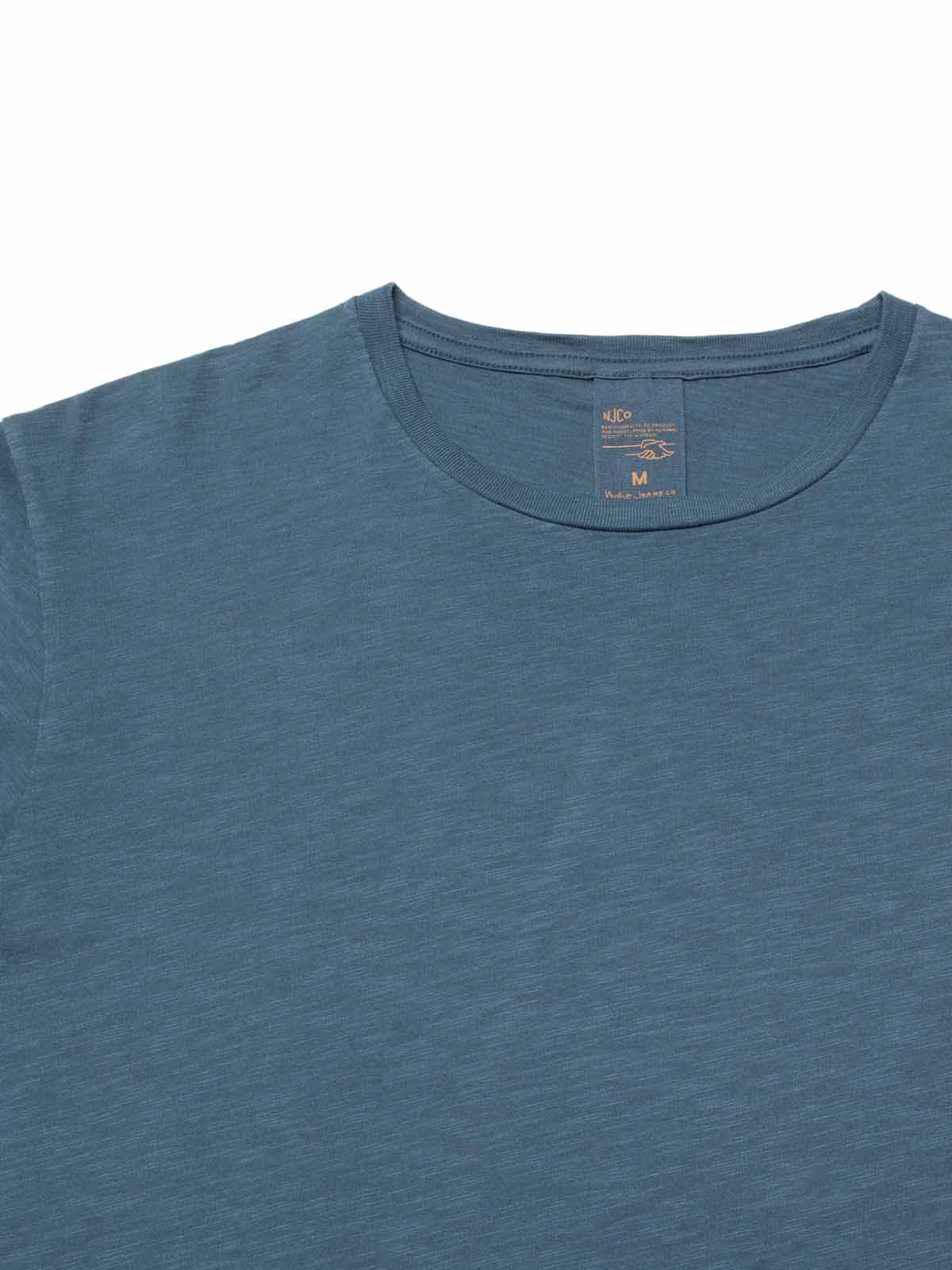 Nudie Jeans Co Roffe T-Shirt Blue