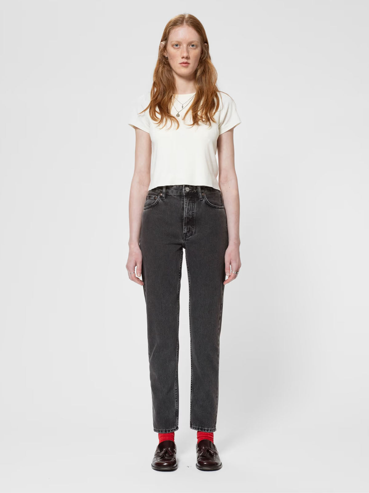 Nudie Jeans Co W's Breezy Britt Vintage Grey L28