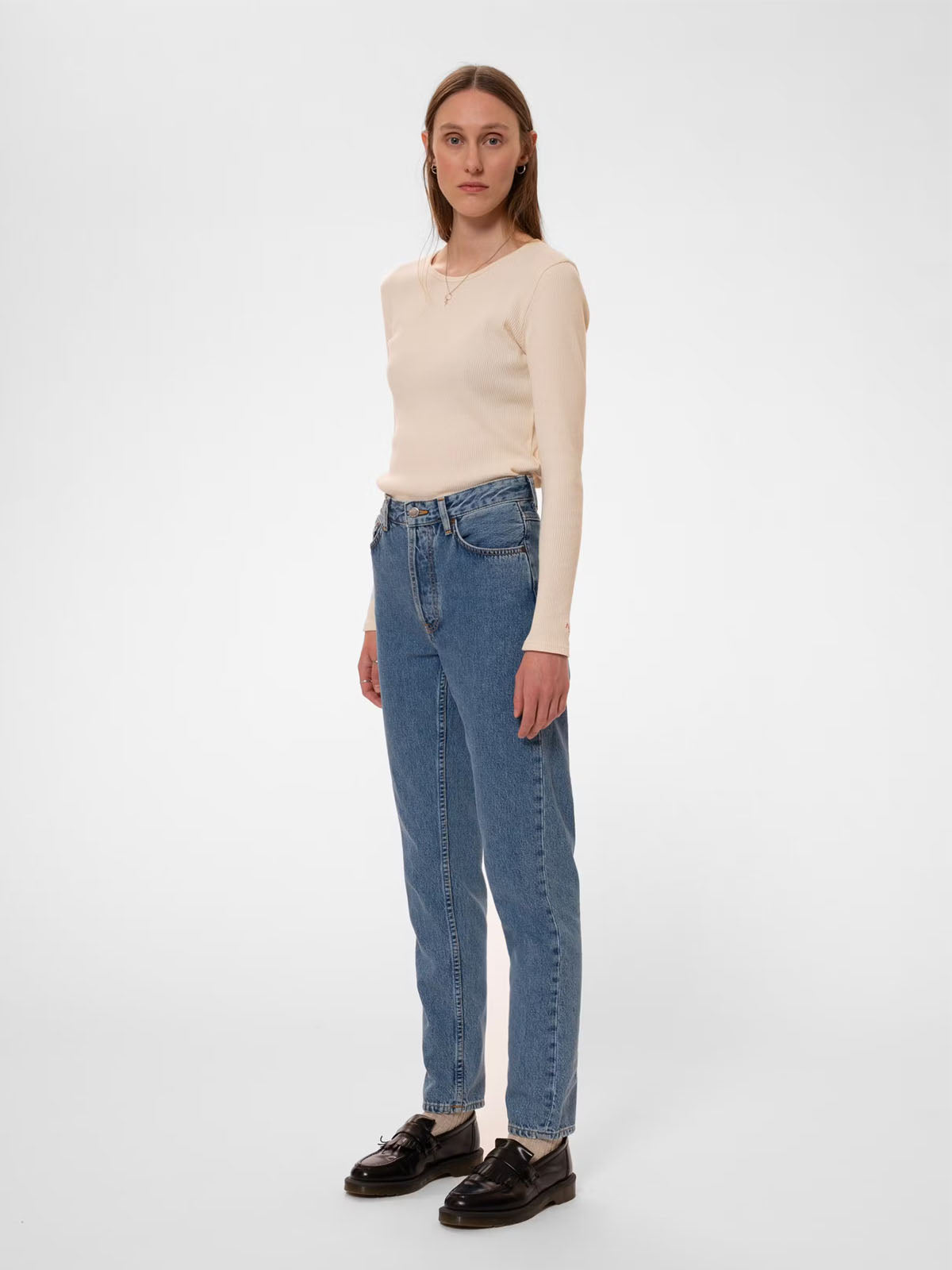 Nudie Jeans Co W's Breezy Britt Casual Blue L28