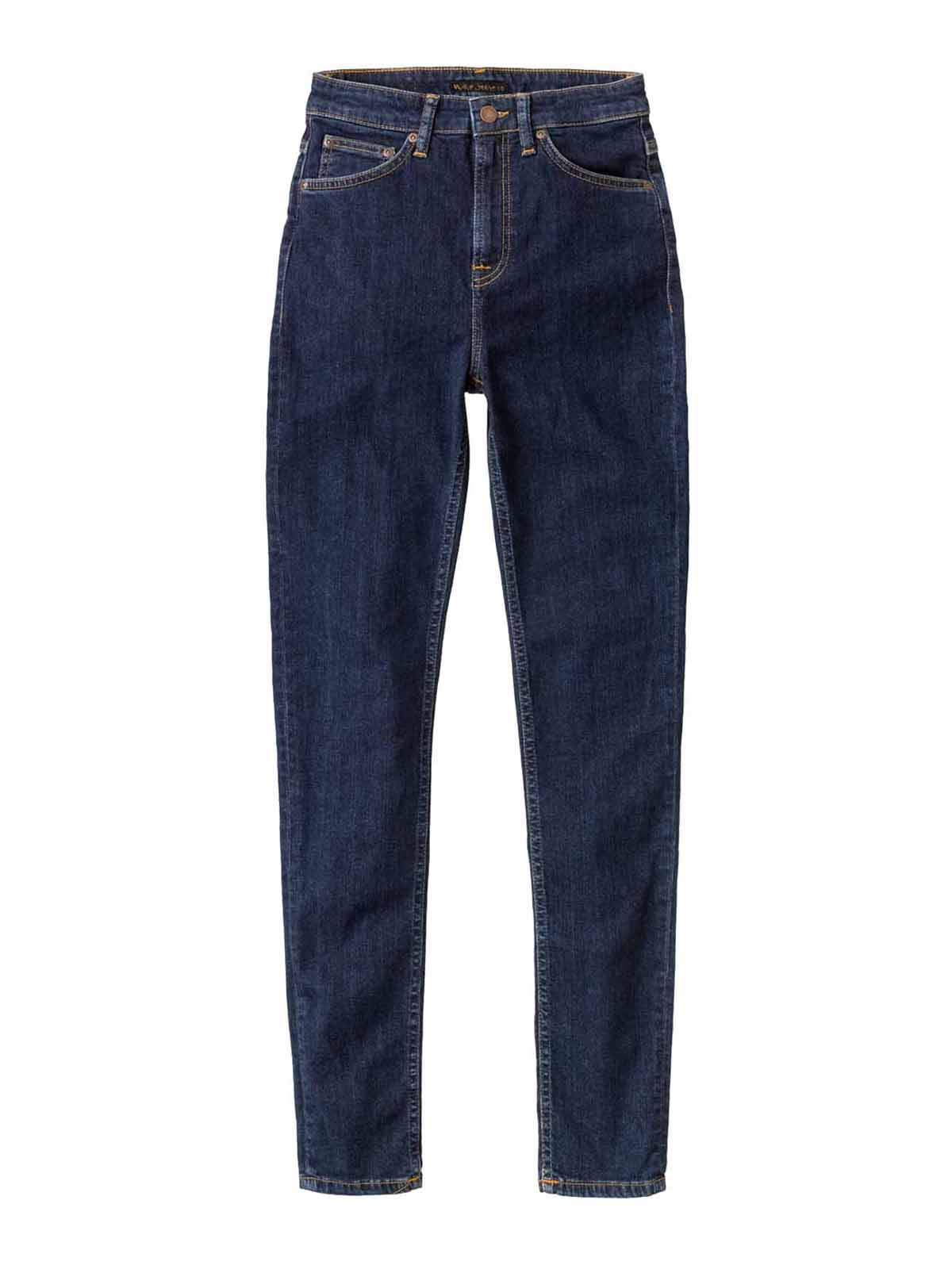 Nudie Jeans Co W's Hightop Tilde Blue Fantasy L30