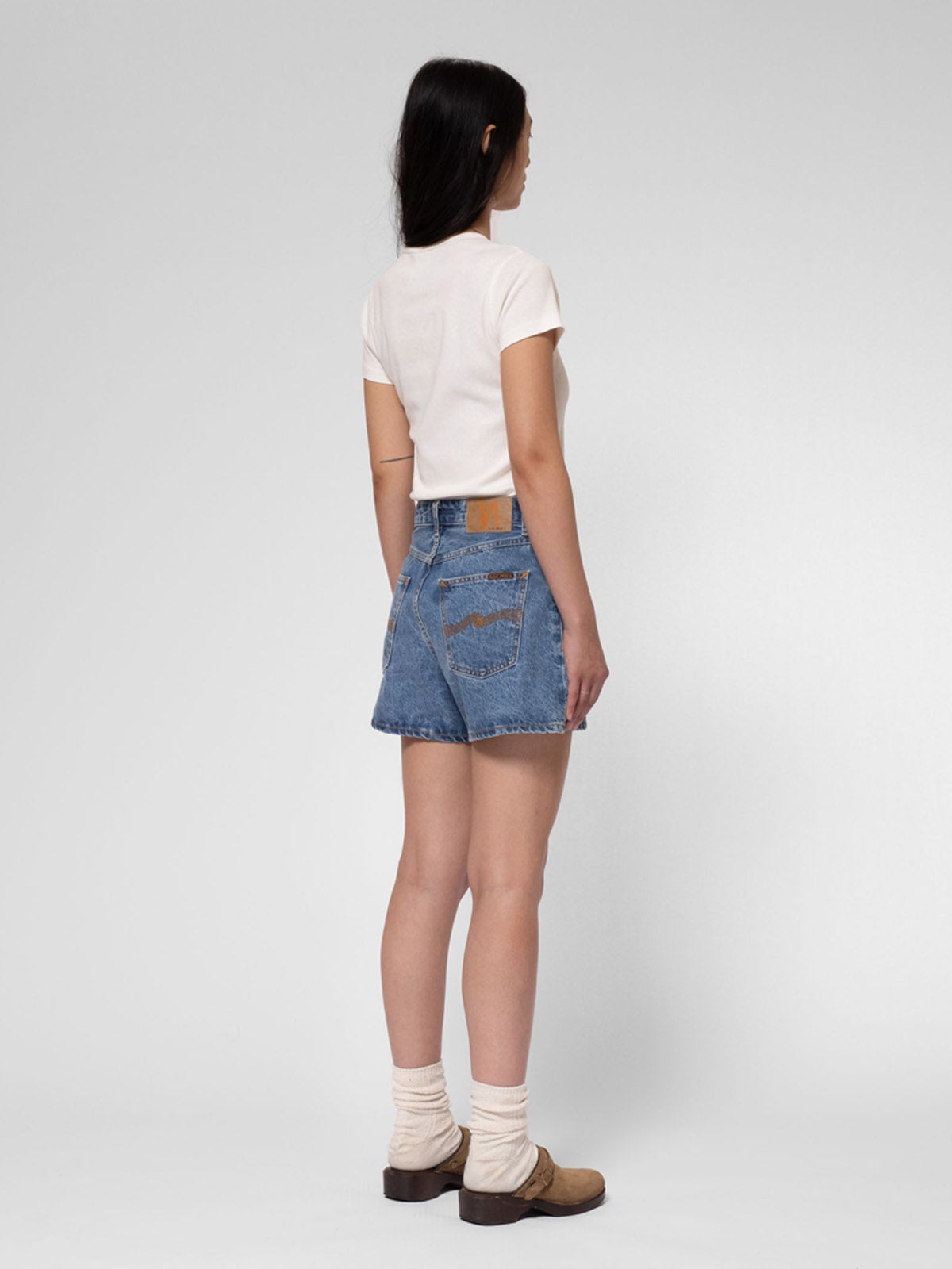 Nudie Jeans Co W's Maeve Denim Shorts Casual Wash