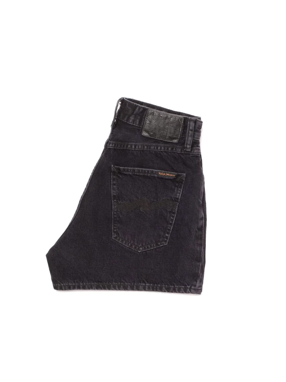 Nudie Jeans Co W's Maeve Shorts Smooth Black