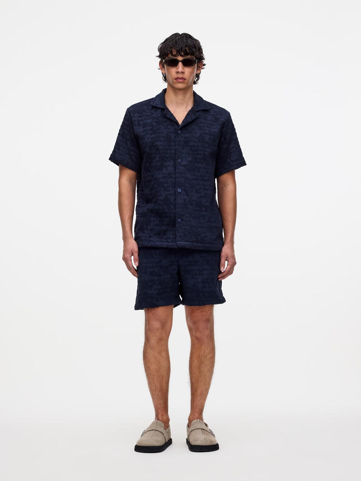 OAS Cuba Terry Shirt Night Lagoon