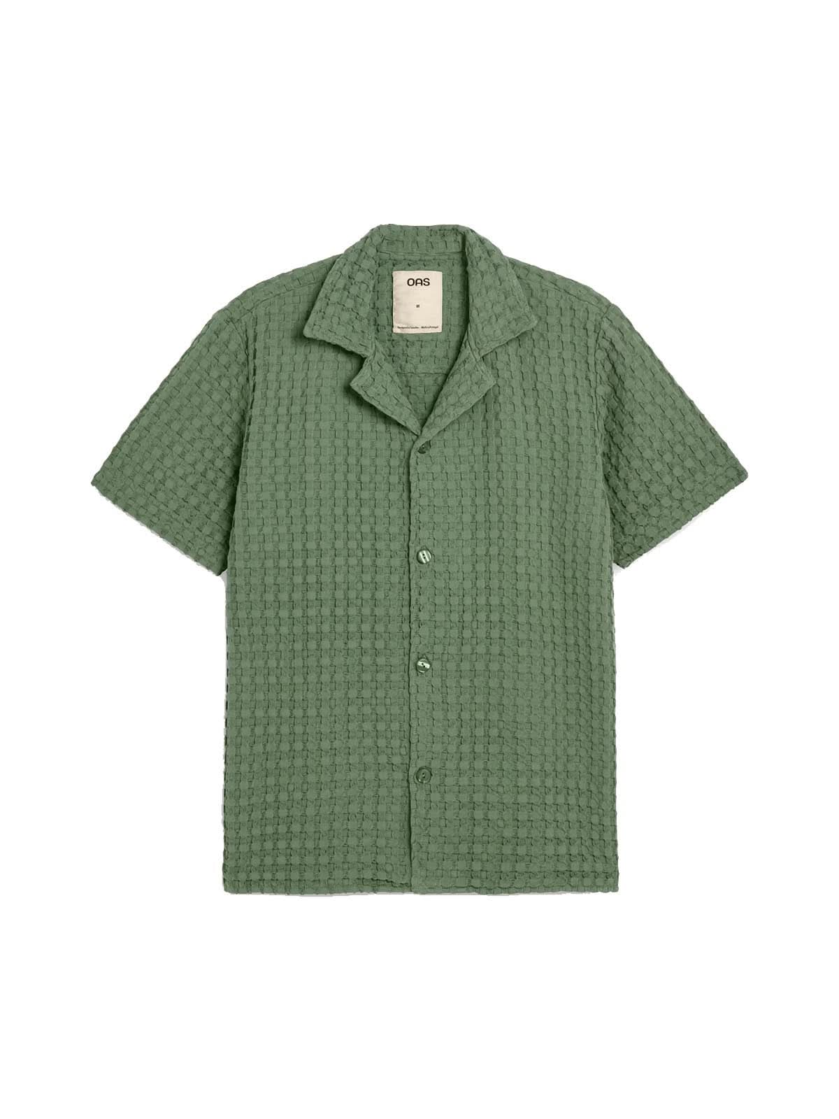 OAS Waffle Cuba Shirt Green