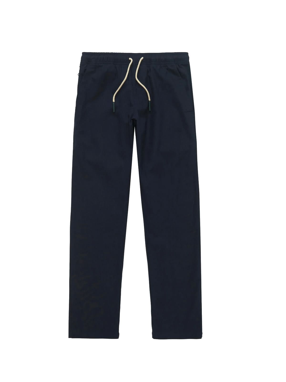 OAS Navy Linen Long Pants