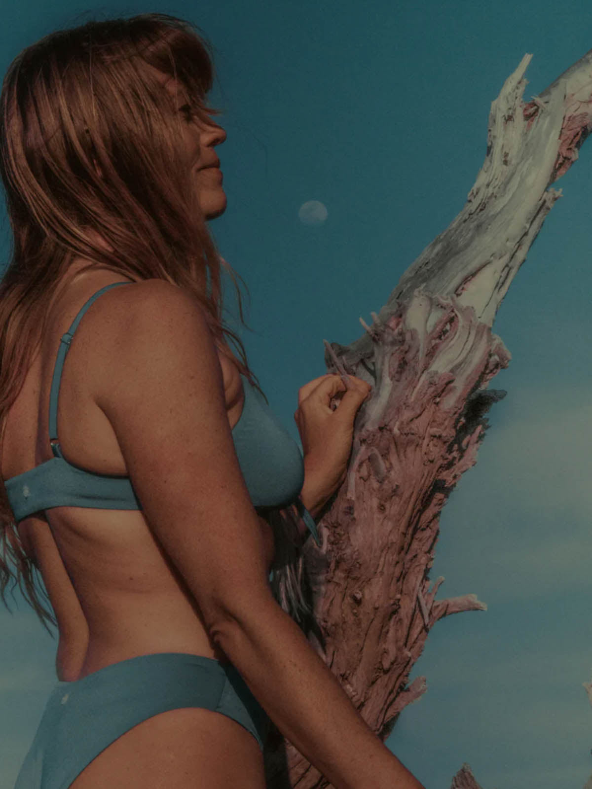 OY Surf Bikini Bottom Calima Eisblau Shiny