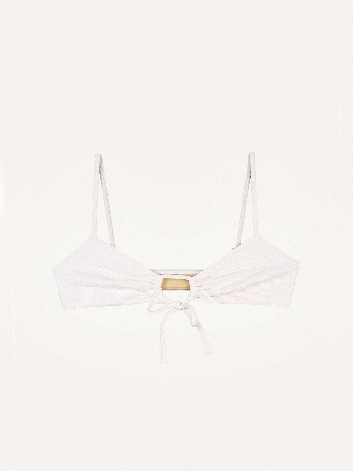 OY Surf Bikini Top Joran Cremeweiss Piqué