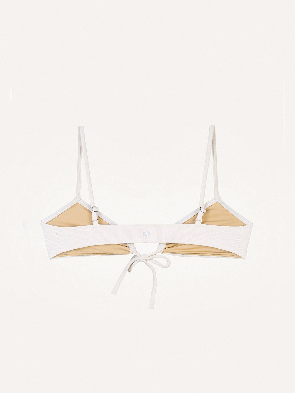 OY Surf Bikini Top Joran Cremeweiss Piqué