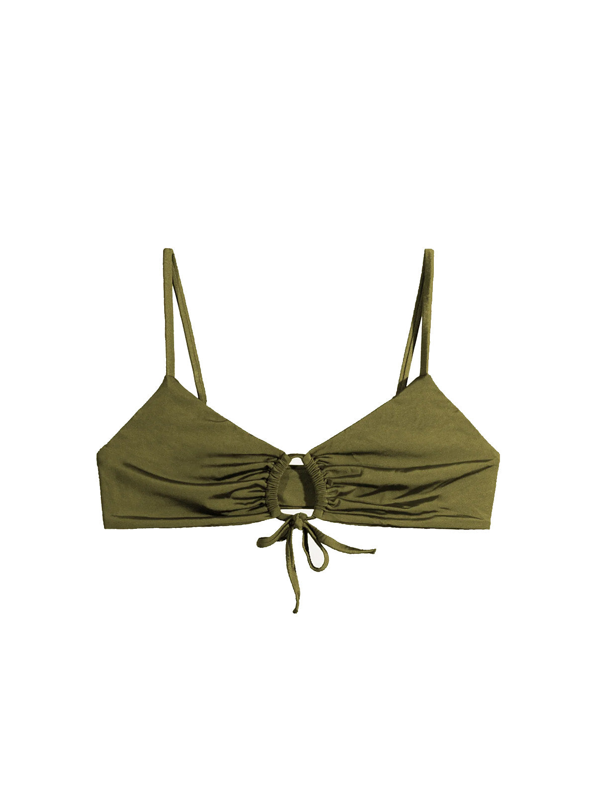 OY Surf Bikini Top Joran Piniengrün Shiny