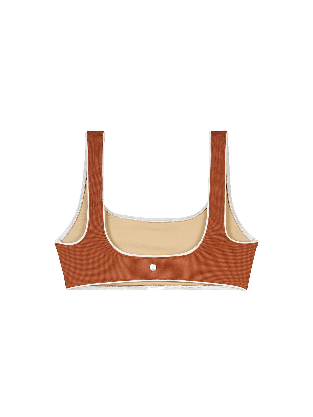 OY Surf Bikini Top Vento Kastanienbraun Piqué