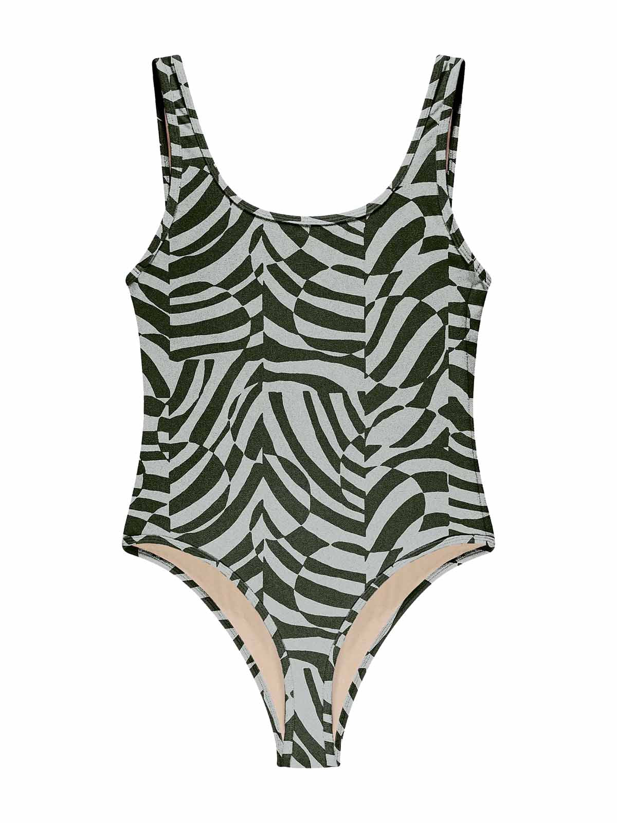OY Surf Swimsuit Zephyr Unreal Zebra Print Terry
